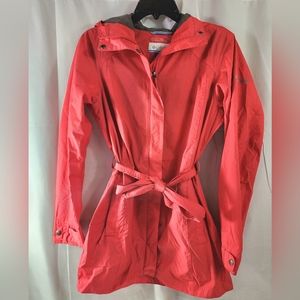 Columbia women's windbreaker jacket size s coral colored